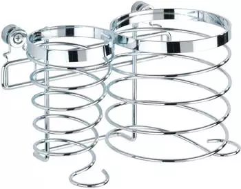 Wenko Haartrocknerhalter + Glätteisenhalter Premium Edelstahl (22221100)