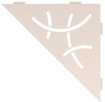 Schl&uuml;ter Systems SHELF-E-S1 21x21cm Curve elfenbein (SES1D6TSI)