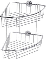 Tesa 40215-00000-00 baath Plus Eckduschkorb Klebstoff Chrom (gl&auml;nzend)