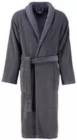 Joop! Bademantel, Anthrazit, Textil, Uni, Gr. 46/48, Oeko-Tex&reg; Standard 100,