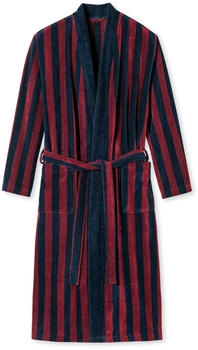 Schiesser Essentials Velours bordeaux gestreift