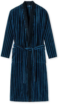 Schiesser Essentials Velours gestreift dunkelblau