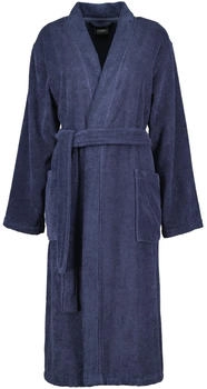 Cawö Bademäntel Damen Kimono Uni 826 blau - 17