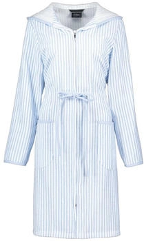 Cawö Bademäntel Damen Reißverschluss 6416 mittelblau - 11