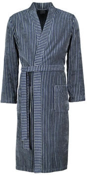 Cawö Bademäntel Herren Kimono Streifen 4854 blau-field - 14