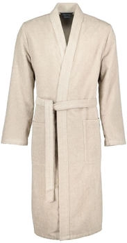 Cawö Bademäntel Herren Kimono Struktur 5509 sand - 339