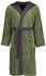 Vossen Unisex-Bademantel Poppy mud green/anthrazit