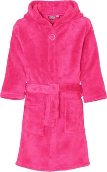 Playshoes Fleece-Bademantel Uni pink