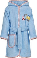 Playshoes Frottee-Bademantel Bagger bleu 110/116 - blau