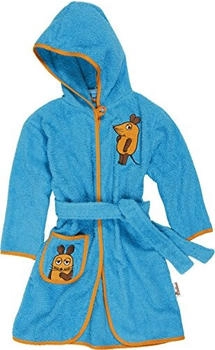 Playshoes Fleece-Bademantel Maus rosa
