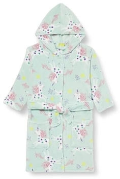 Playshoes Fleece-Bademantel Einhorn mint