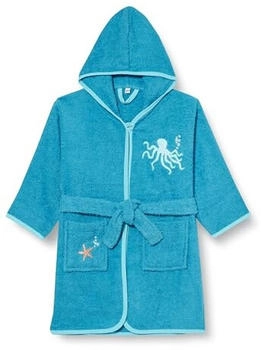 Playshoes Frottee-Bademantel Meerestiere türkis