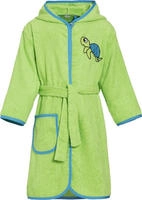 Playshoes Frottee-Bademantel Schildkr&ouml;te gr&uuml;n 86/92 - gr&uuml;n