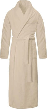 Normani Extra langer Baumwoll-Bademantel Lola Beige