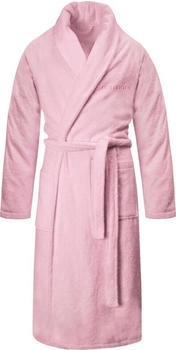 Normani Herren Premium Bademantel Basic Rosa