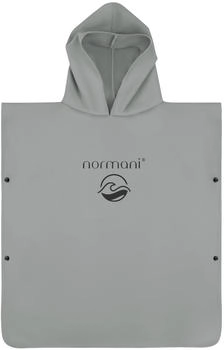 Normani Kinder Badeponcho aus Mikrofaser Manati Grau