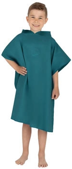Normani Kinder Badeponcho aus Mikrofaser Manati Petrol