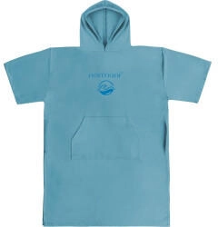 Normani Mikrofaser Badeponcho Siargao Blau
