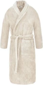 Normani Unisex Baumwoll-Bademantel 450 g/m² Flee Beige