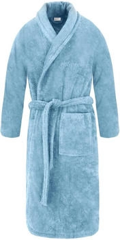 Normani Unisex Baumwoll-Bademantel 450 g/m² Flee Hellblau