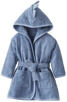 Vertbaudet Baby Bademantel KLEINER DINO blau