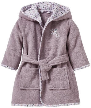 Vertbaudet Mädchen Baby Bademantel BLUMENZAUBER violett