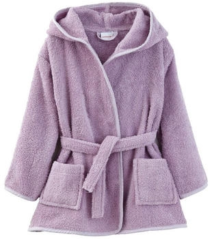 Vertbaudet Kinder Bademantel mit Kapuze violett