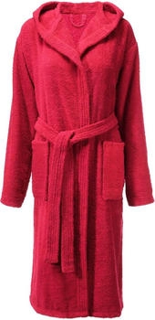 CelinaTex Fehmarn Bademantel Baumwolle Frottee 400g/m² Kapuze Damen bordeaux