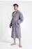 Bruno Banani Herrenbademantel Clement grau, L:120cm