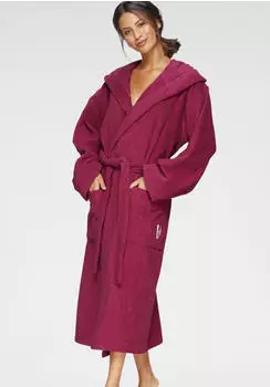 Bruno Banani Unisex-Bademantel Robby beere, L:120cm