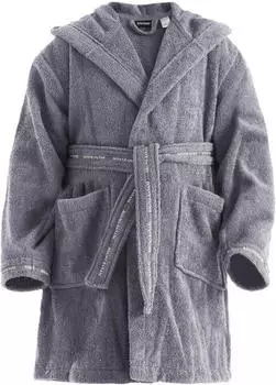 Bruno Banani Kinderbademantel Danny grau, L:61cm