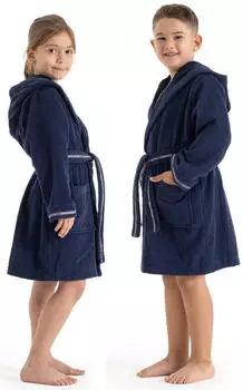Bruno Banani Kinderbademantel Danny marine, L:72cm