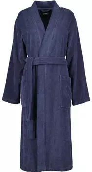 Caw&ouml; Damen-Bademantel Kimono 826-17 Blau