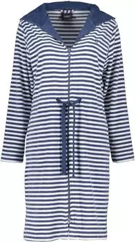 Caw&ouml; Damen-Bademantel 834-16 Nachtblau