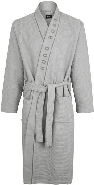 Hugo Boss Waffle Kimono grau