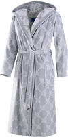 Joop! Bademantel, Silber, Textil, Gr. 48/50, Oeko-Tex&reg; Standard 100, Taschen,