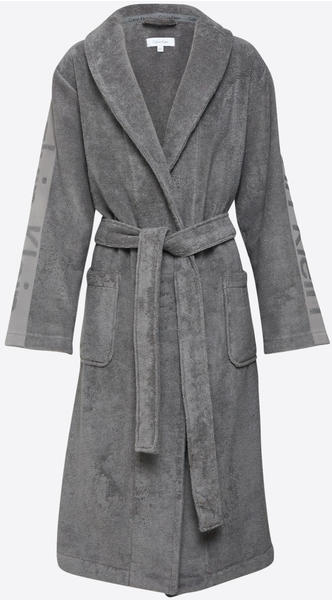 Calvin Klein Bademantel Robe grau