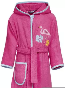 Playshoes Frottee-Bademantel Flamingo (340018) pink