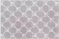 Joop! Badteppich Repetition, Grau, Textil, Floral, rechteckig, 50x70 cm, Made in