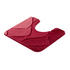 Kleine Wolke Badteppich Fiona Bordeaux 55x 50 cm WC-Vorleger mit Ausschnitt