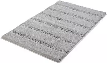Kleine Wolke Badteppich Monrovia Platin 70 cm x 120 cm