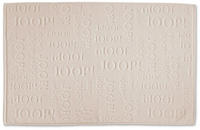 Joop! Badteppich Repeat, Sand, Beige, Textil, Schriftzug, rechteckig, 65x115 cm, Made