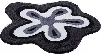 Colani Badematte grau rund: 120 cm &Oslash;