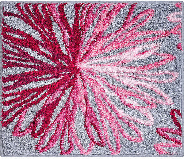 Grund Badematte Art rose/grau 50x60 cm