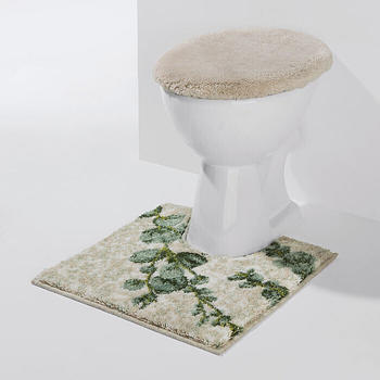 Erwin Müller WC-Umrandung Eukalyptus gruen/braun-beige 50x50 cm