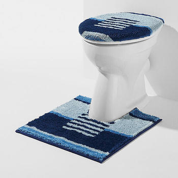 REDBEST WC-Umrandung Houston blau 50x50 cm