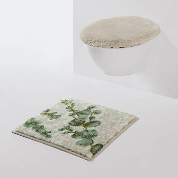 Erwin Müller WC-Vorlage Eukalyptus gruen/braun-beige 50x50 cm