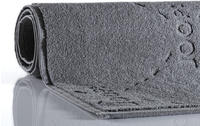 Joop! Badteppich Dash, Anthrazit, Textil, Schriftzug, rechteckig, 55x85 cm,...