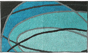 REDBEST Badematte Lynn gruen/blau/grau 50x80 cm