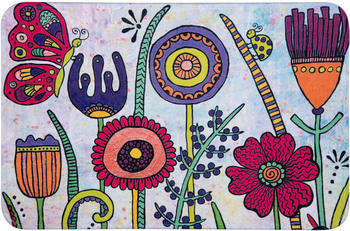 Wenko Badematte Rollin'Art Full Bloom 45x70 cm